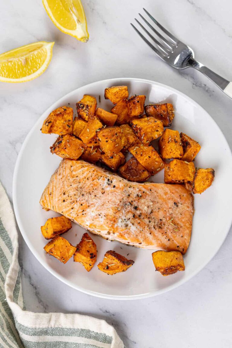 Salmon & Sweet Potato Plate